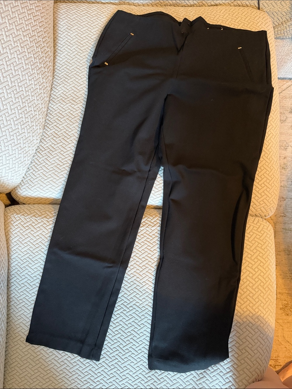 Chico's Black Womens Dress Pants - Straight Leg